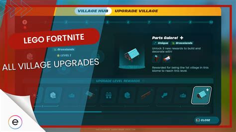 LEGO Fortnite: Village Upgrade List (& Upgrade Materials).
